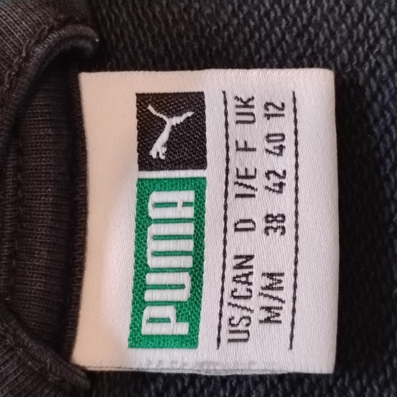 Puma Woman's Black & Gold Logo Zip-Up Bomber Track Jacket, Size: M - Picture 4 of 9